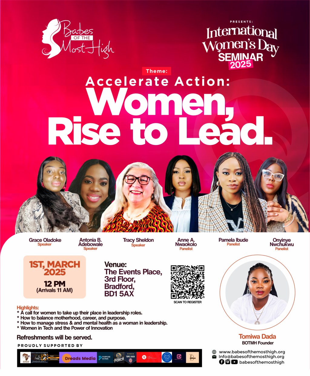 Conference – Accelerate Action: Women, Rise to&nbsp;lead