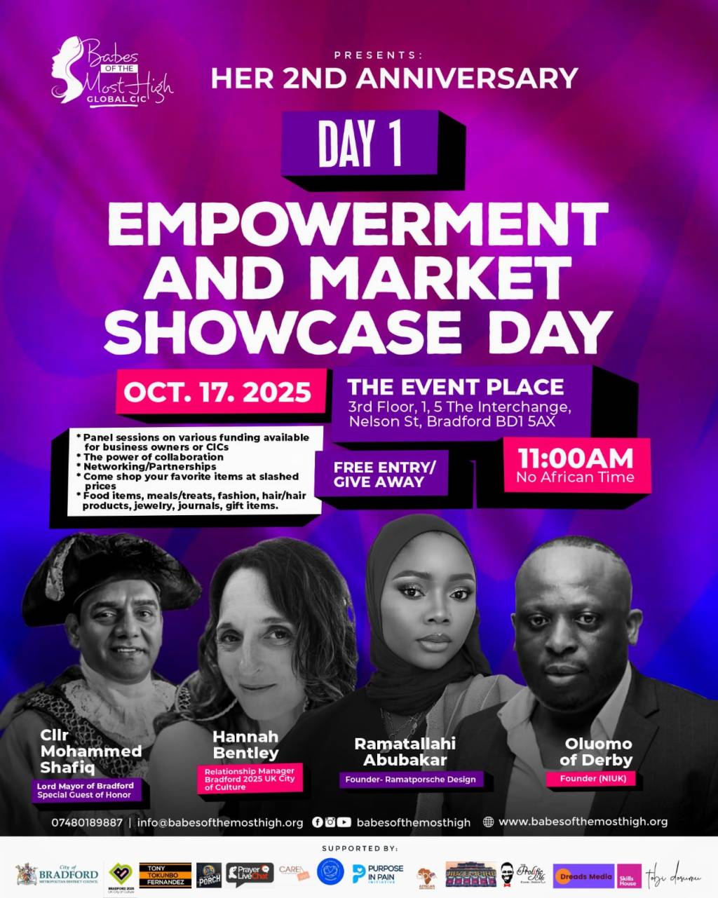 Empowering Women, Building Nations: Babes of the Most High 2nd Annual Conference Set for October 2025 in&nbsp;Bradford